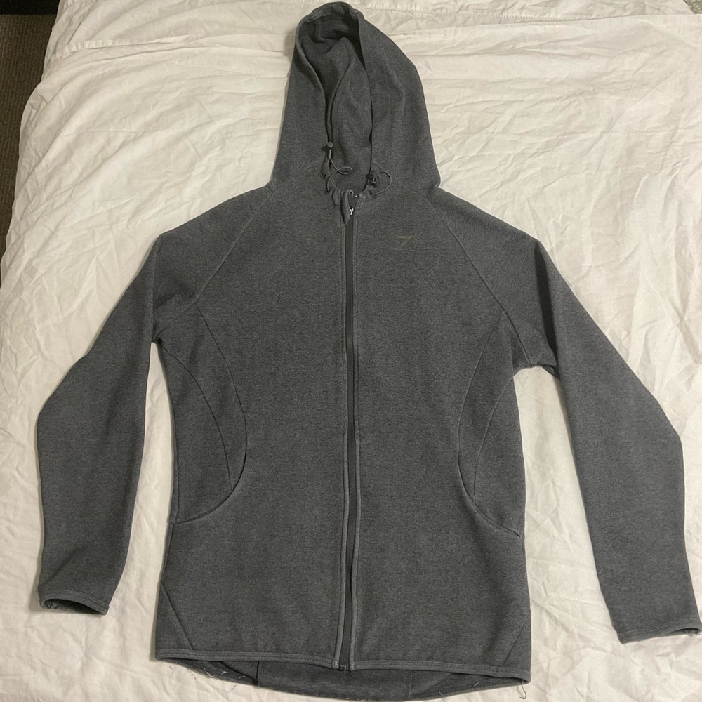 Gymshark Gray Zip-Up Hoodie